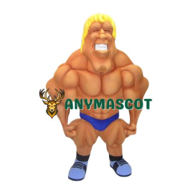 Superb Muscle Man Mascot Costume