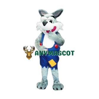 Friendly Wolf Mascot Costume