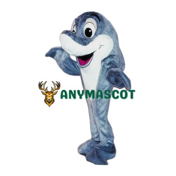 Friendly Lightweight Dolphin Mascot Costume
