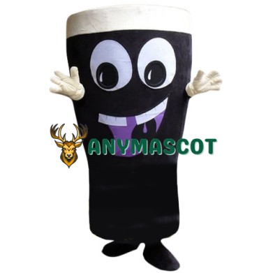 Happy Coffee Cup Mascot Costume