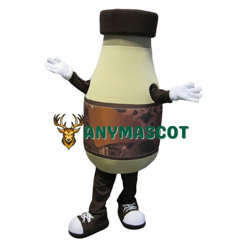 Milk Bottle Mascot Costume