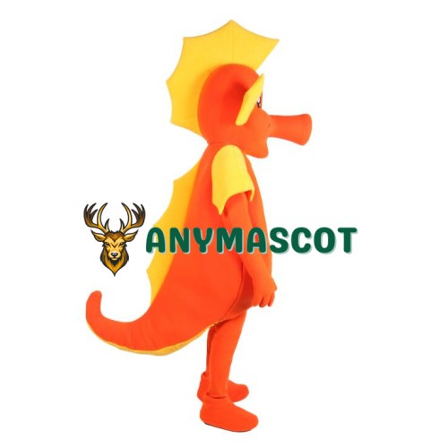 Coral Seahorse Mascot Costume