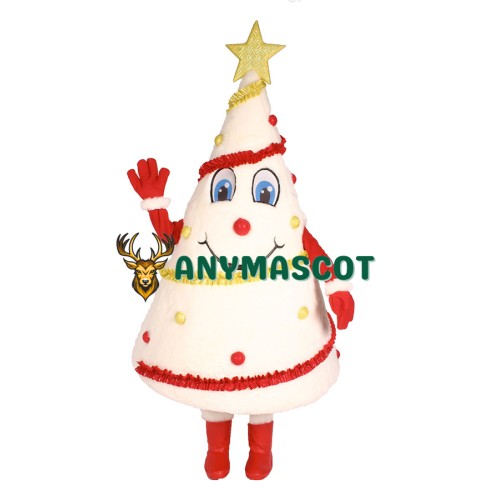 Superb Happy Christmas Tree Mascot Costume
