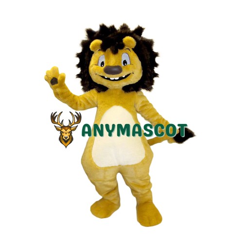 Friendly Little Lion Mascot Costume