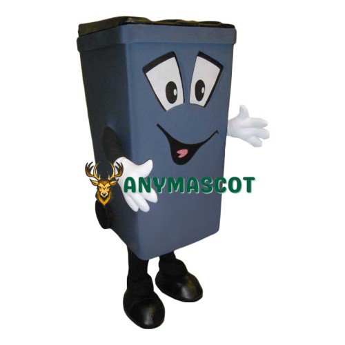 Superb Trash Can Mascot Costume