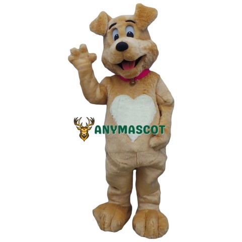 Superb Lovely Brown Dog Mascot Costume