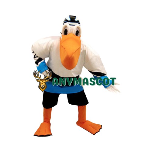 College Sport Pelican Mascot Costume