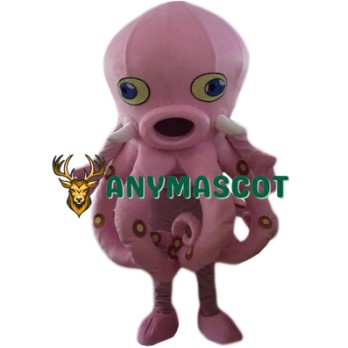 Affordable Pink Octopus Mascot Costume