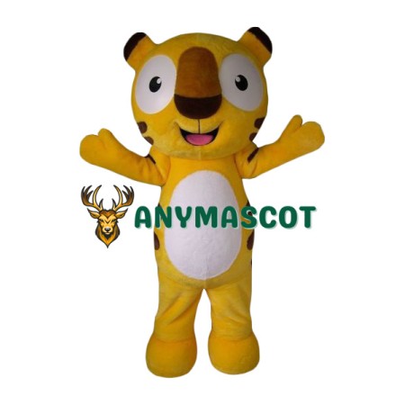Affordable Happy Tiger Mascot Costume