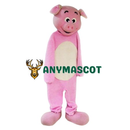 Affordable Lovely Pink Pig Mascot Costume