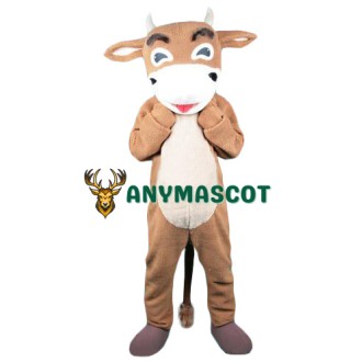 Friendly Lightweight Bull Mascot Costume