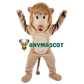 Lovable Lion Mascot Costume