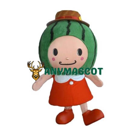 Watermelon Girl Mascot Costume