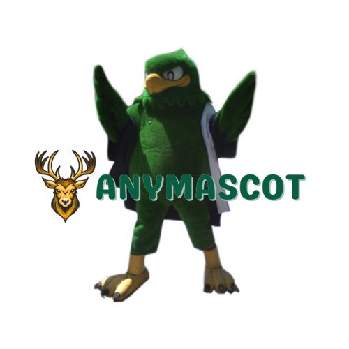 Superb Green Eagle Mascot Costume