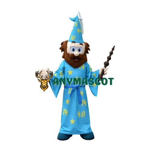 Superb Wizard Mascot Costume