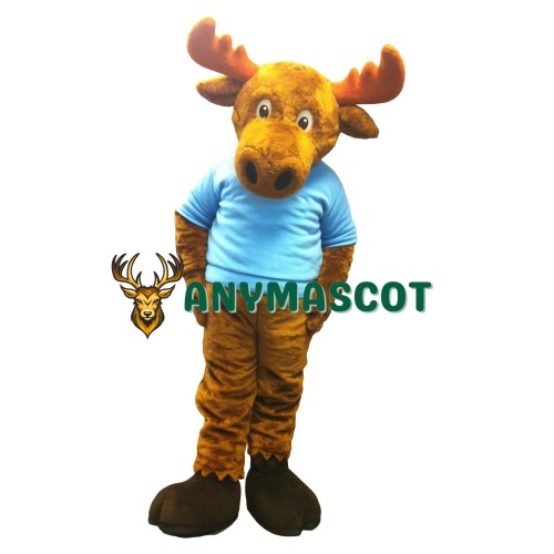 College Lightweight Moose Mascot Costume