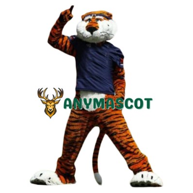 Superb Auburn Tiger Mascot Costume