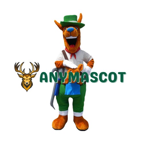 Superb Friendly Kangaroo Mascot Costume