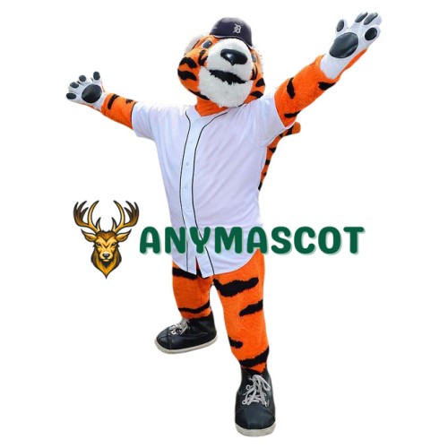 Superb Power Sport Tiger Mascot Costume