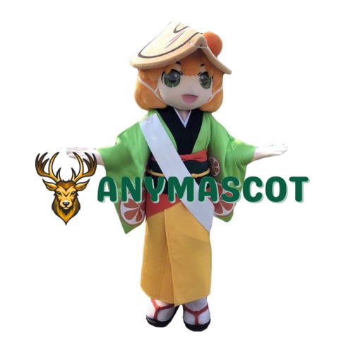 Superb Japanese Girl Mascot Costume