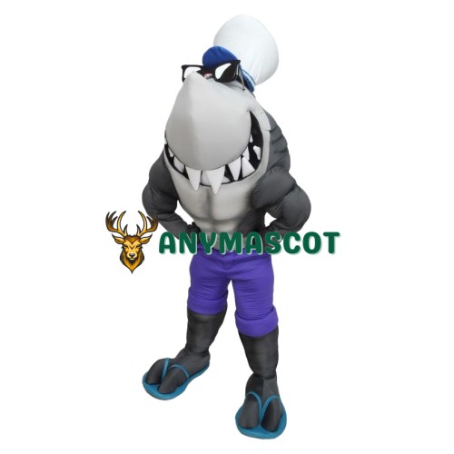 Cool Fierce Shark Mascot Costume