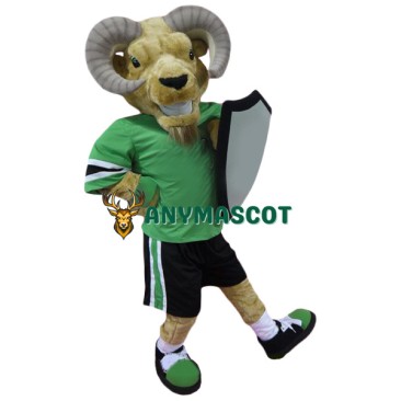 College Power Ram Mascot Costume