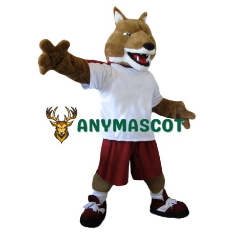 College Coyote Mascot Costume