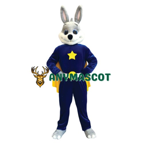 Superhero Bunny Mascot Costume