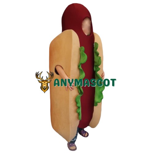 Superb Hot Dog Mascot Costume