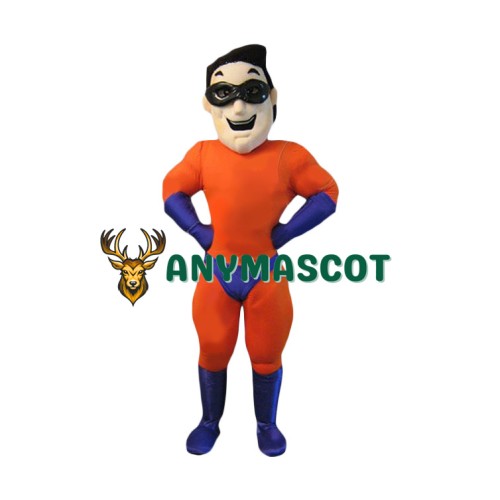 Muscle Superhero Mascot Costume