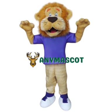 Superb Lightweight Sport Lion Mascot Costume