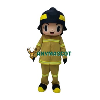 Lovely Lightweight Firemen Mascot Costume