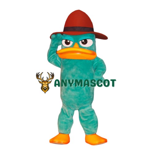 Cartoon Platypus Mascot Costume
