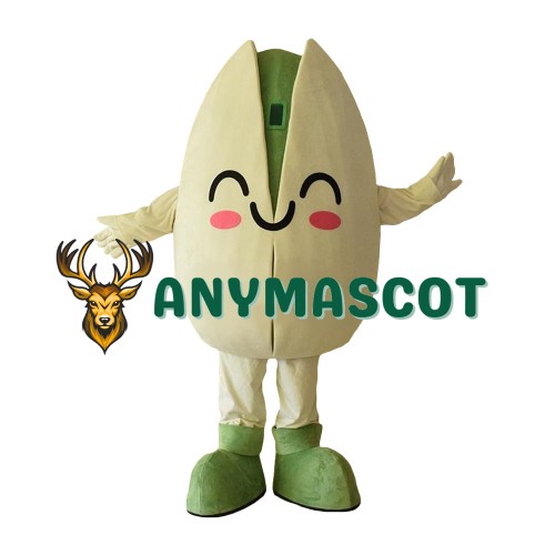 Friendly Pistachio Mascot Costume