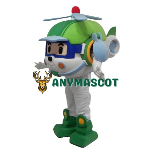 Superb Helicopter Mascot Costume