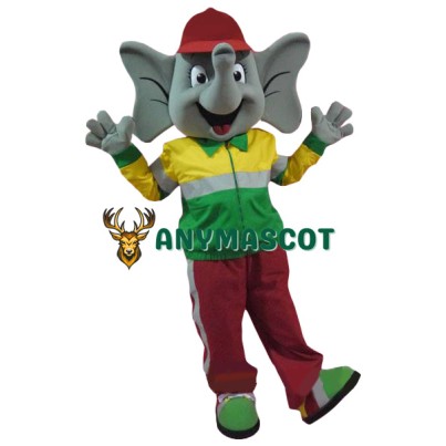 Elephant Boy Mascot Costume