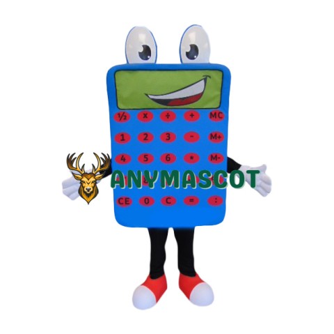 Superb Calculator Mascot Costume