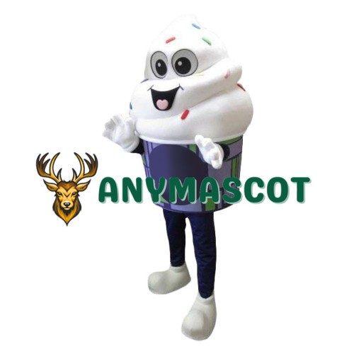 Milk Ice Cream Mascot Costume