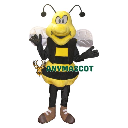 Friendly Lightweight Bee Boy Mascot Costume