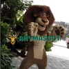 Friendly Madagascar Alex the Lion Mascot Costume