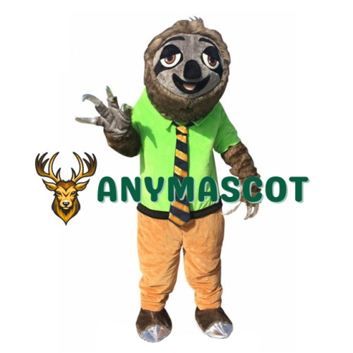 Zootopia Folivora Flash Slothmore Mascot Costume