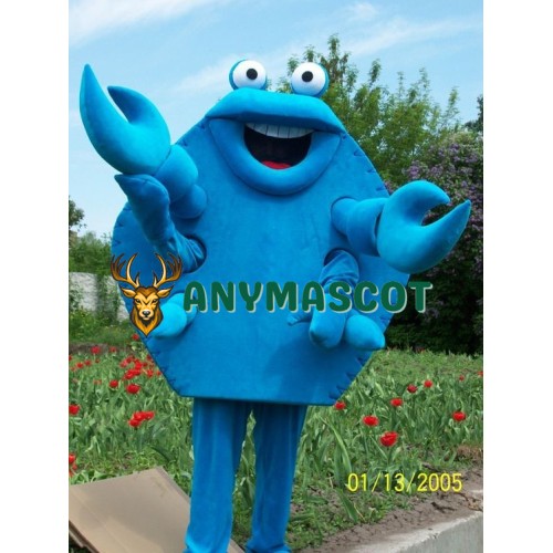 Blue Lightweight Crab Mascot Costume