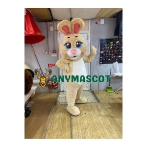 Beautiful Yellow Bunny Mascot Costume