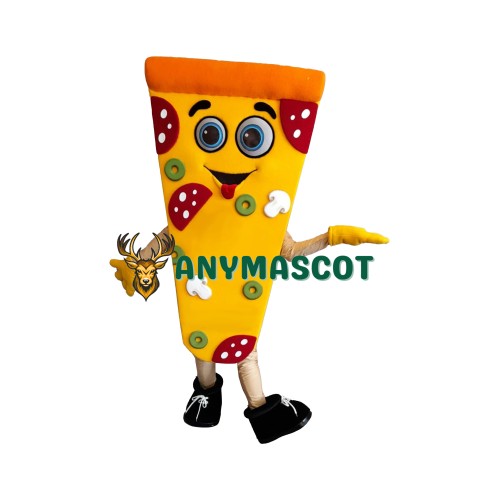 Friendly Lightweight Pizza Mascot Costume