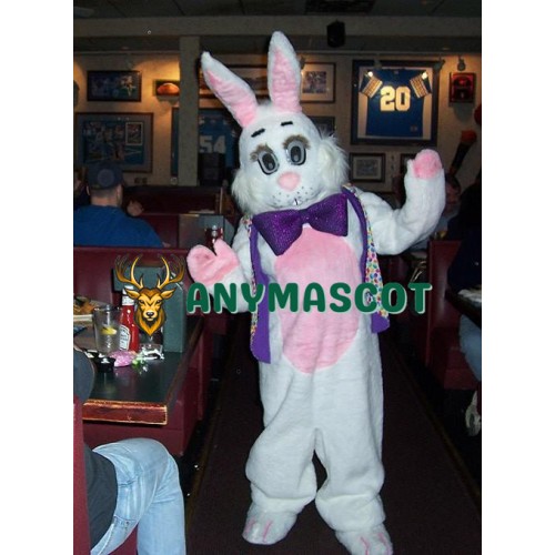 Superb Realistic Easter Bunny Mascot Costume