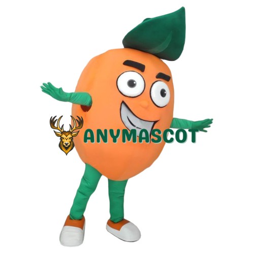 Superb Orange Mascot Costume