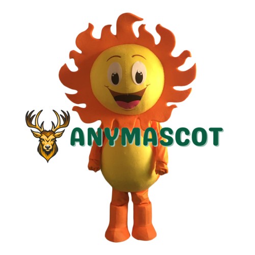 Friendly Lightweight Sun Mascot Costume