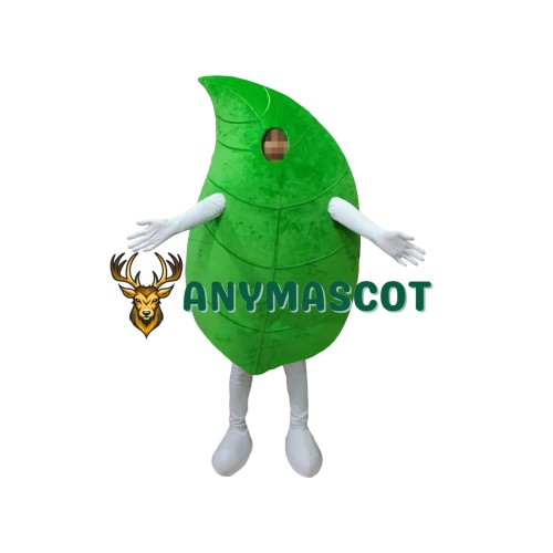 Affordable Green Leaf Mascot Costume