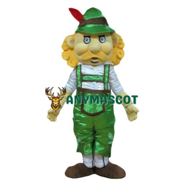 Farmer Human Mascot Costume