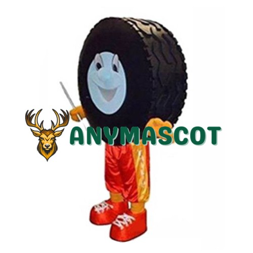 Large Car Wheel Tire Mascot Costume